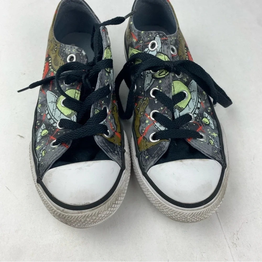 Converse All Stars Boys/Kids 1 Dinosaur Space Low Top Lace Up Sneakers